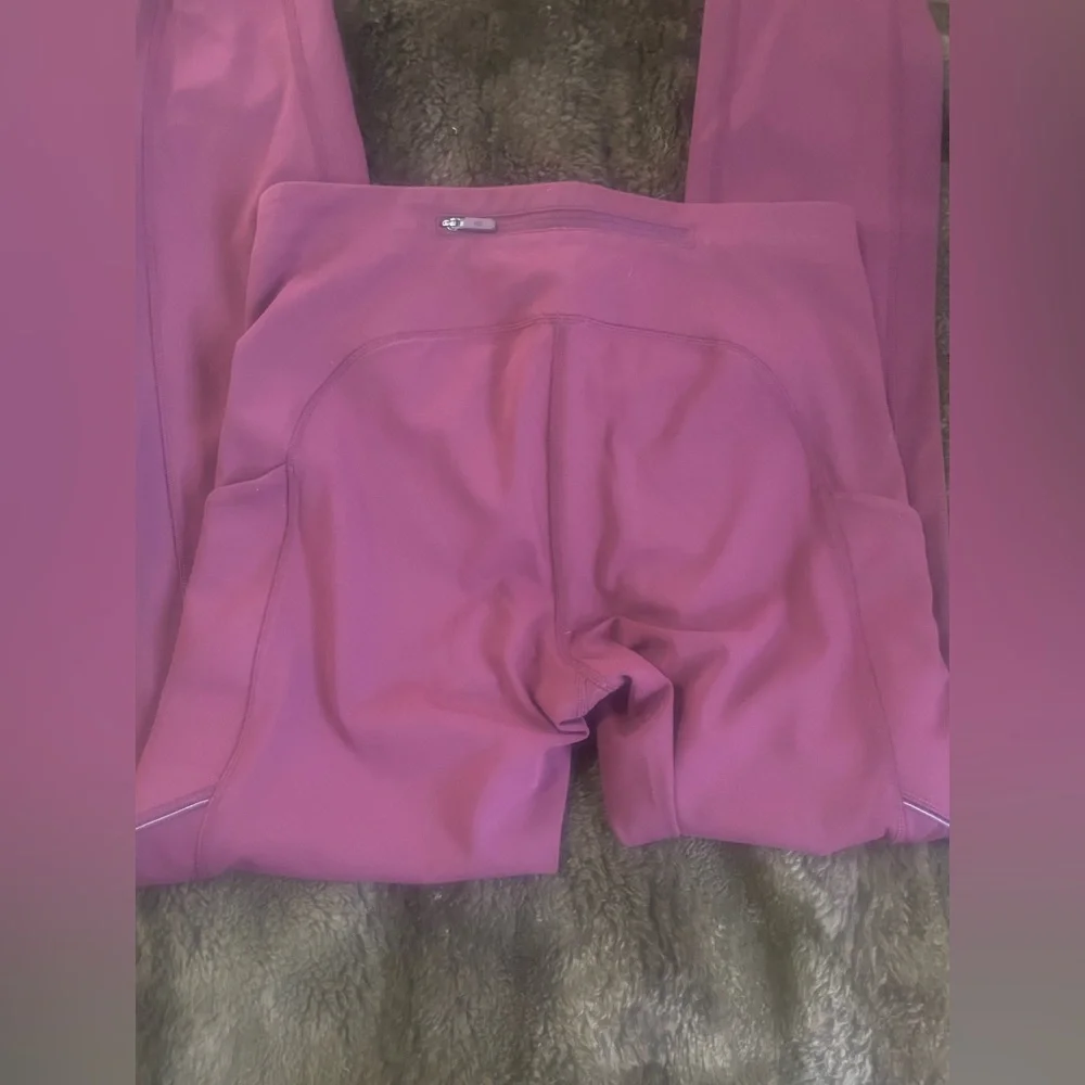 Lululemon Burgundy Yoga Pants - Picture 4 of 9